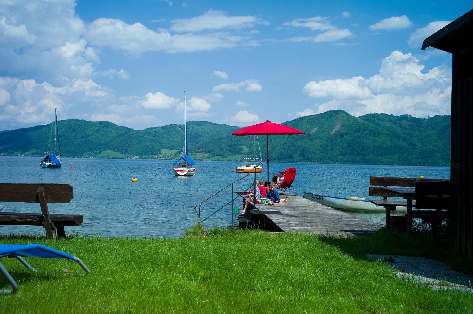 Hotel Schoenberger Nussdorf am Attersee Kültér fotó
