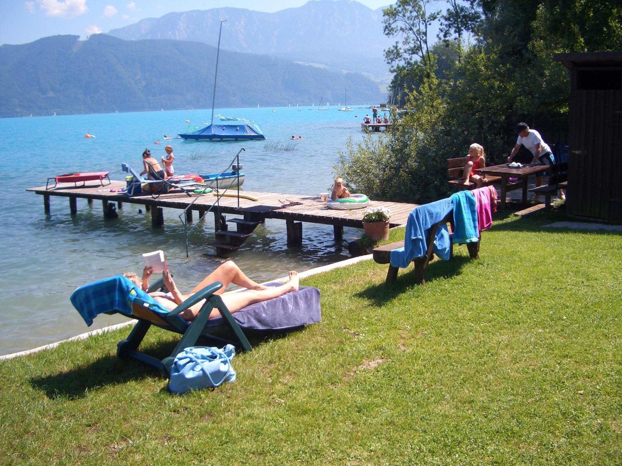 Hotel Schoenberger Nussdorf am Attersee Kültér fotó